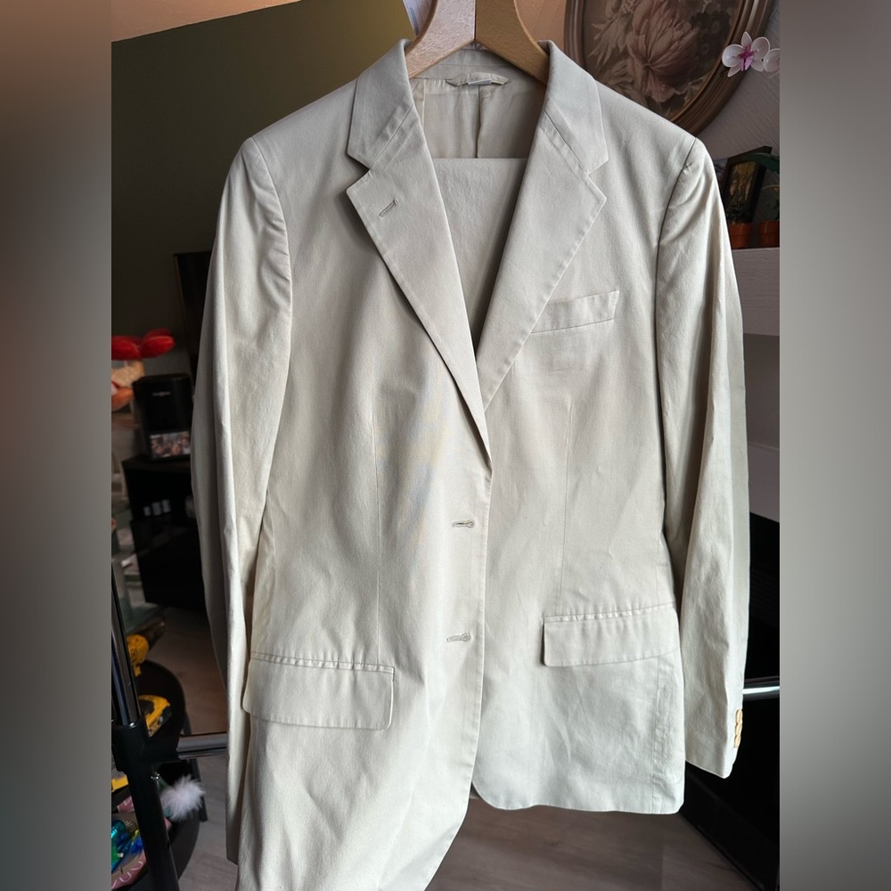 HELMUT LANG Tan Summer Womens Size L Pantsuits